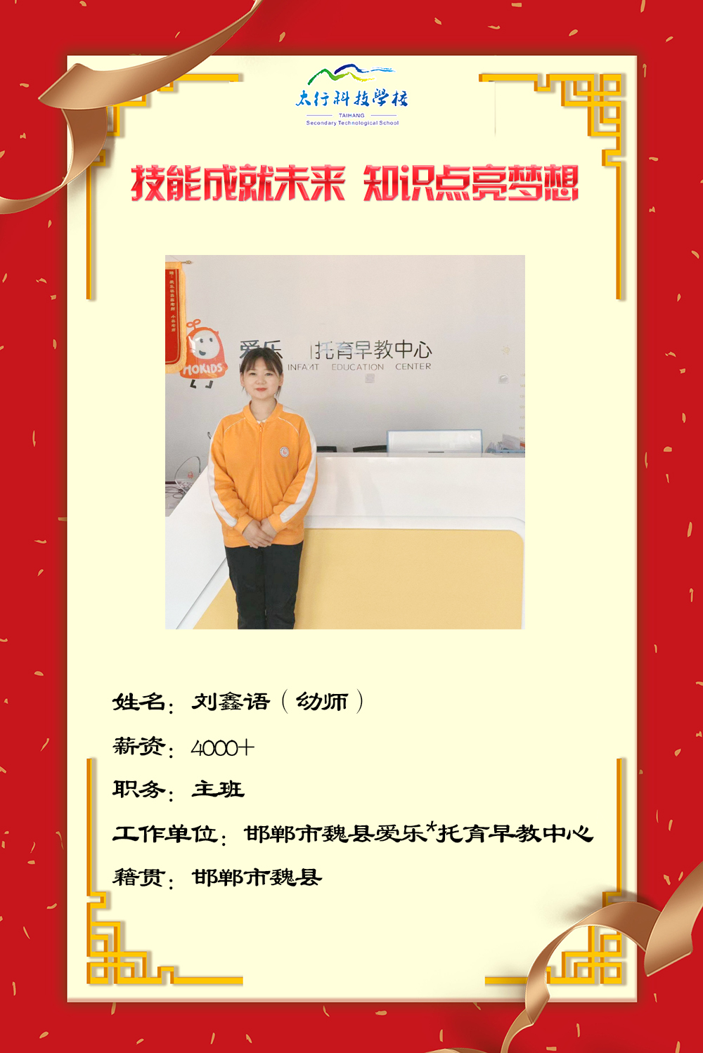 乘風(fēng)破浪，披荊斬棘丨石家莊太行科技中等專業(yè)學(xué)?！熬蜆I(yè)之星”名單公布！