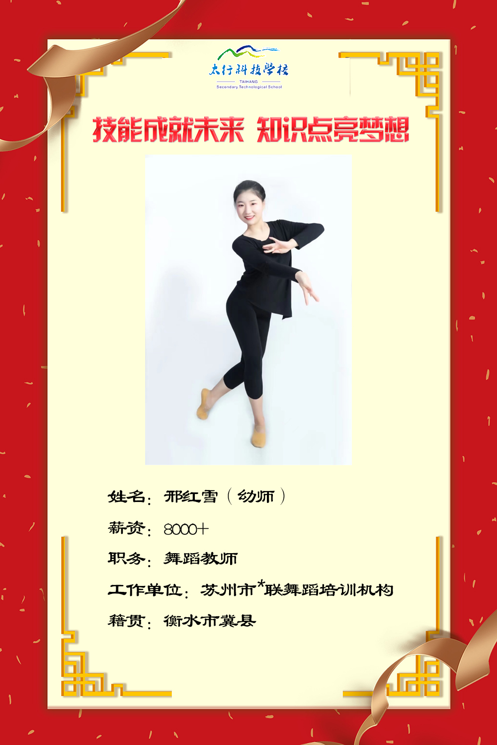 乘風(fēng)破浪，披荊斬棘丨石家莊太行科技中等專業(yè)學(xué)?！熬蜆I(yè)之星”名單公布！
