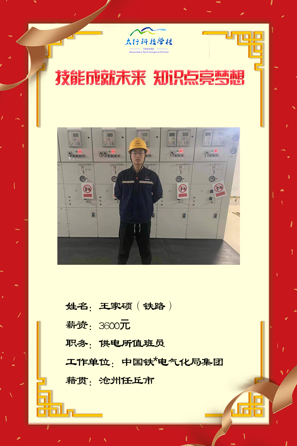 乘風(fēng)破浪，披荊斬棘丨石家莊太行科技中等專業(yè)學(xué)?！熬蜆I(yè)之星”名單公布！